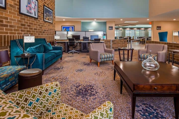Lobby sitting area